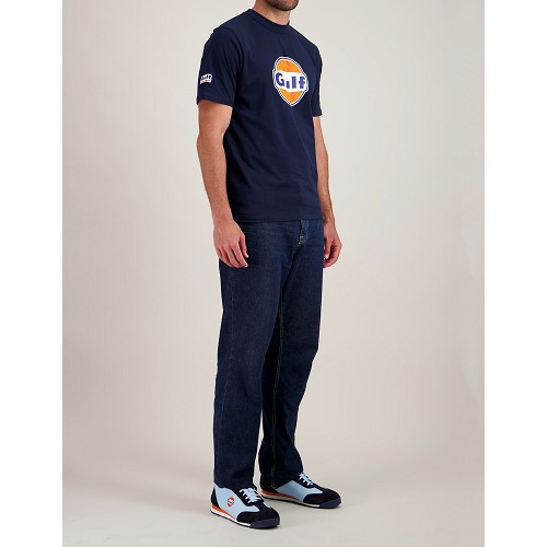 Maglietta GULF 3D Logo Blu Navy - Taglia S - UF01906