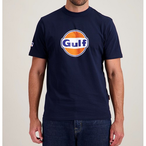 Tee-Shirt GULF Logo 3D Navy Blue - Taille XL - UF01909