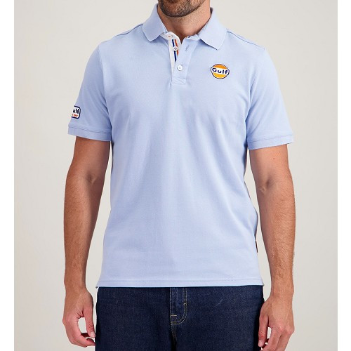 MC LEGEND GULF Light Blue polo shirt - Size XL - UF01915