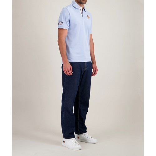 MC LEGEND GULF Light Blue polo shirt - Size XL - UF01915