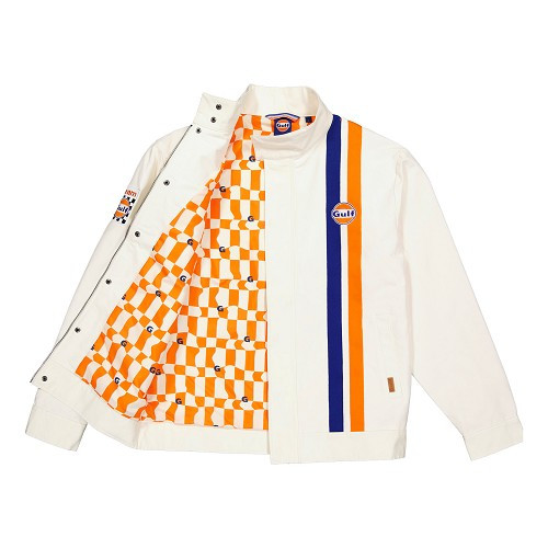 Jacke GULF LEGEND RACING TIMELESS ECRU Größe XL - UF01917