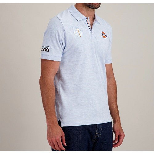 POLO MC N°6 GULF LIGHT BLUE CHINE TAILLE S - UF01920