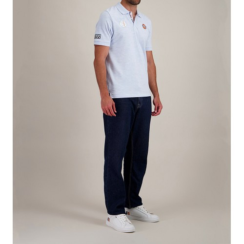 POLO MC N°6 GULF LIGHT BLUE CHINE TAILLE S - UF01920
