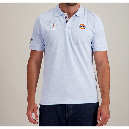 POLO MC N°6 GULF LIGHT BLUE CHINE TAILLE XL - UF01923