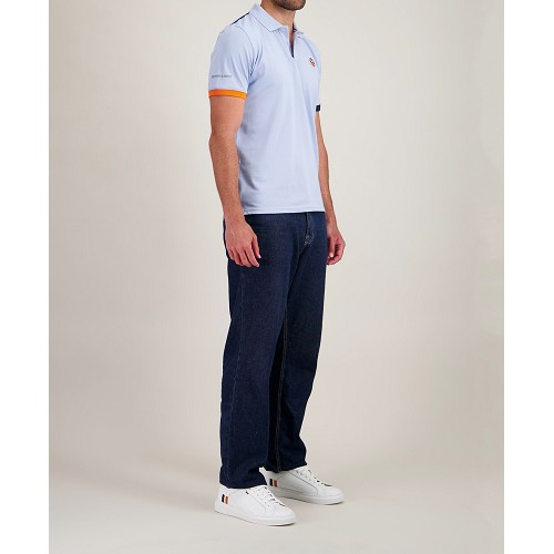 ADVANCED TECH MC LIGHT BLUE POLO SHIRT SIZE L - UF01935