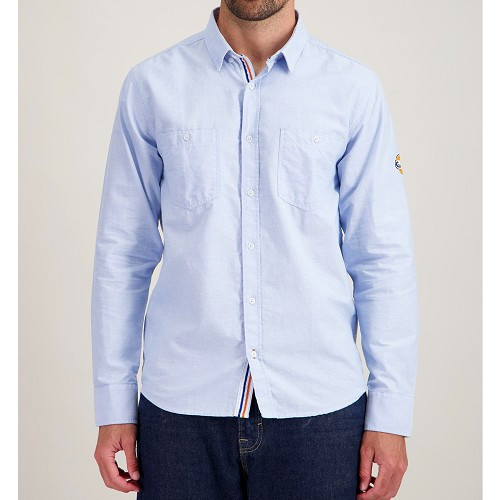 Chemise OXFORD GULF Light Blue Taille S - UF01945