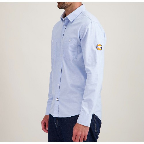 Chemise OXFORD GULF Light Blue Taille S - UF01945