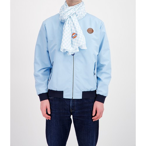 Chèche classic damier light blue Gulf taille unique - UF01949