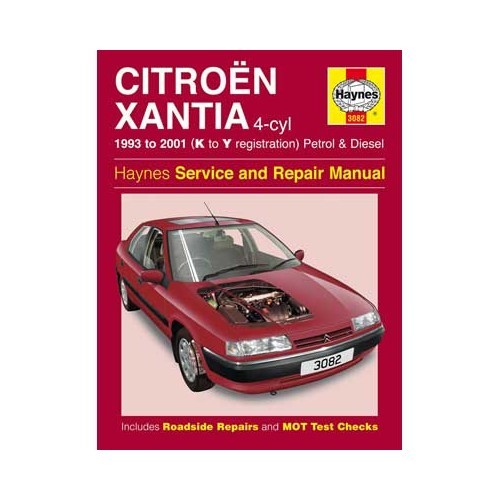  Revisione tecnica Haynes per Citroën Xantia benzina e diesel dal 93 al 2001 - UF04013 