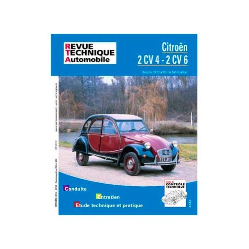  Technisch verslag in het Frans voor Citroën 2CV 4/6 - UF04015 