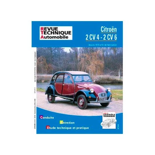     
                
                
    Revue technique en Francais pour Citroën 2CV 4/6 - UF04015
