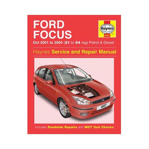  Revue technique pour Ford Focus de 2001 à 2005 - UF04041 