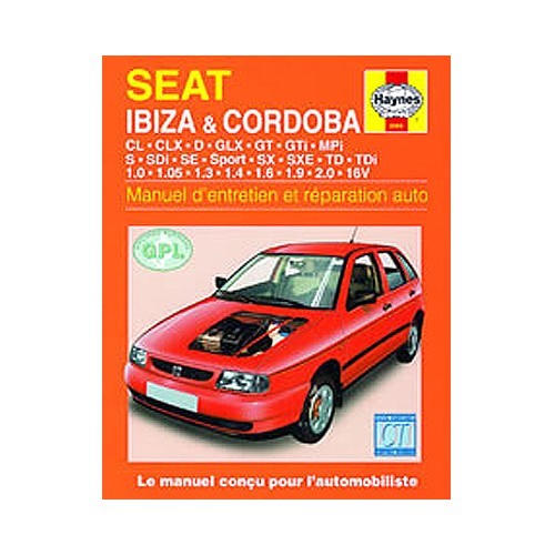  Revue technique pour SEAT Ibiza & Cordoba essence et Diesel (93-99) - UF04112 