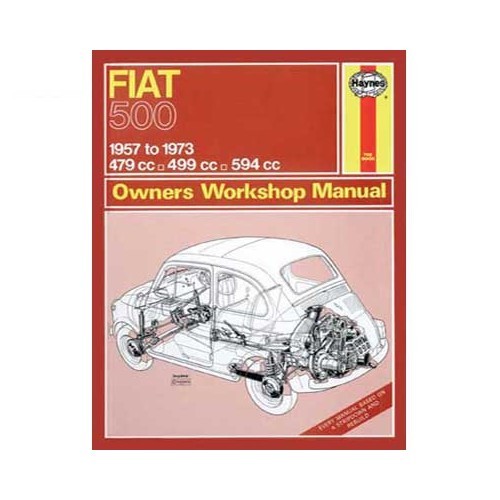  Technical guide for Fiat 500 from 57 to 73 - UF04206 