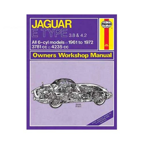  Revue technique pour Jaguar E type de 61 à 72 - UF04210 