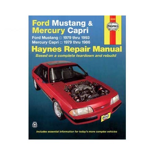  Revisão técnica de Haynes para Ford Mustang e Capri de 79 a 93 - UF04211 