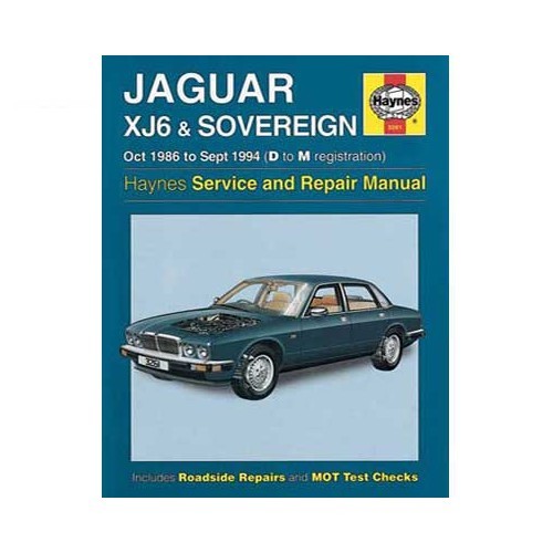  Manual de taller para Jaguar XJ6 & Sovereign de octubre 86 a septiembre 94 - UF04214 
