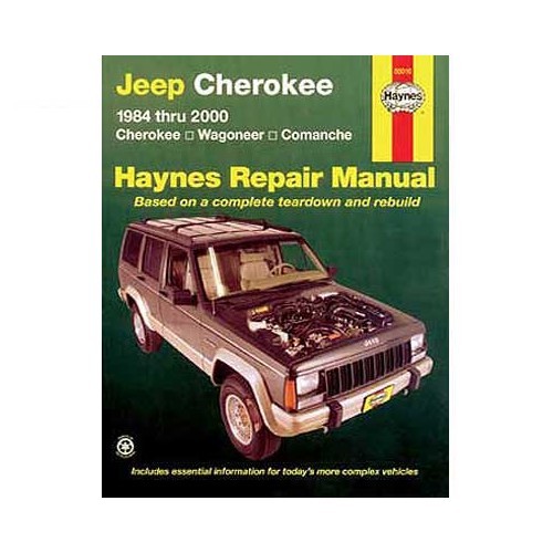  Haynes technical guide for Cherokee Jeep, Wagoneer and Comanche from 84 to 2000 - UF04219 