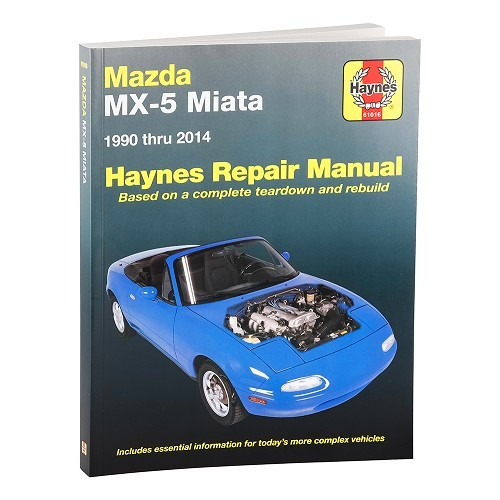  Revisión técnica Haynes USA para Mazda MX-5 / Miata de 90 a 97 - UF04224 