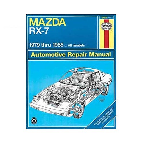     
                
                
    Haynes USA technical guide for Mazda RX7 Rotary from 79 to 85 - UF04225
