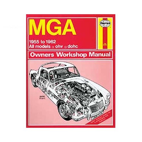  Revue technique Haynes pour MG A de 55 à 62 en anglais - UF04227 
