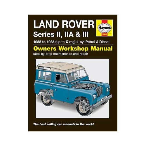     
                
                
    Manuel technique Land Rover series 2, 2A et 3 de 1958 à 1985 - UF04229

