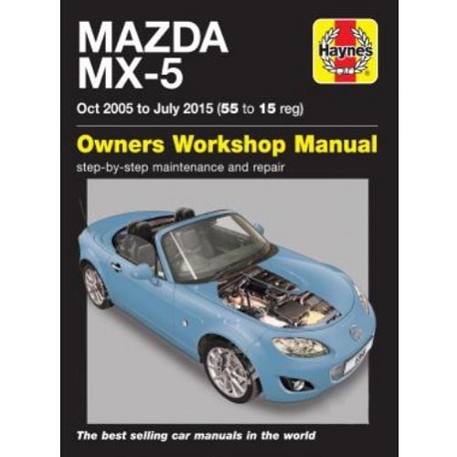  Revisão técnica da Haynes USA para Mazda MX-5 / Miata de 10/05 a 15/07 - UF04243 