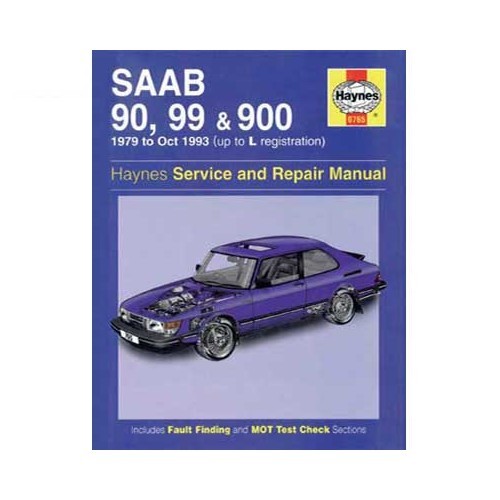  Technisch overzicht voor Saab 90, 99 en 900 van 79 tot oktober 93 - UF04246 
