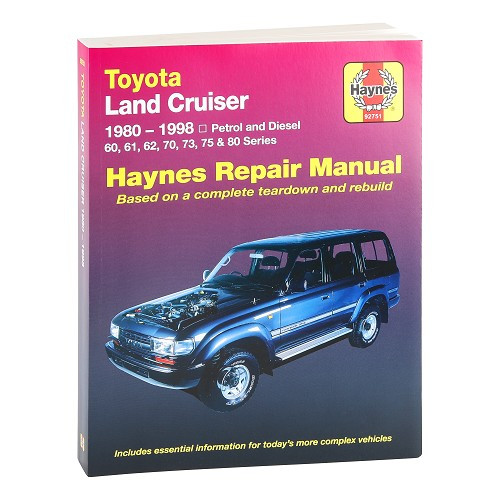    
                
                
    Revue technique pour Toyota Land Cruiser de 80 à 98 - UF04248
