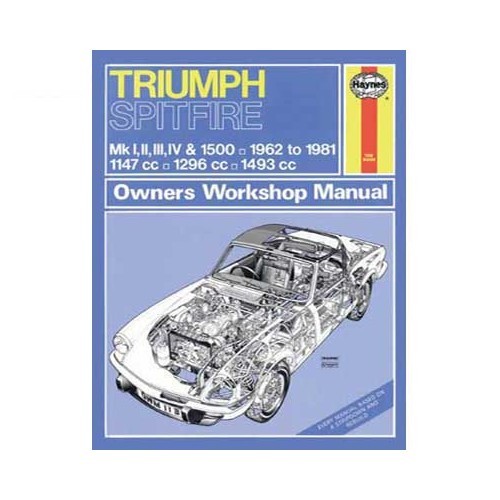  Revisão técnica para Triumph Spitfire de 62 a 81 - UF04250 