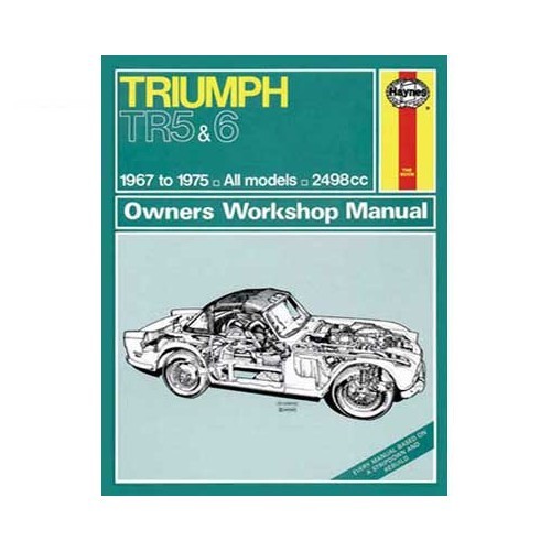  Manual de taller para Triumph TR5 y TR6 de 67 a 75 - UF04252 