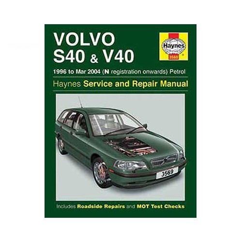  Haynes technical guide for Volvo S40 and V40 Petrol from 96 to 04 - UF04265 