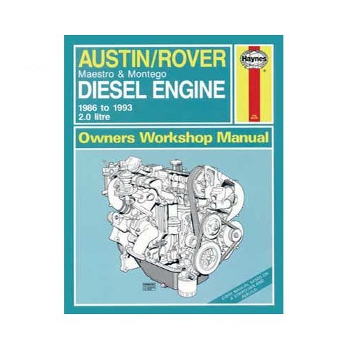  Revisione tecnica Haynes per Austin Rover Diesel dall'83 al 93 - UF04269 