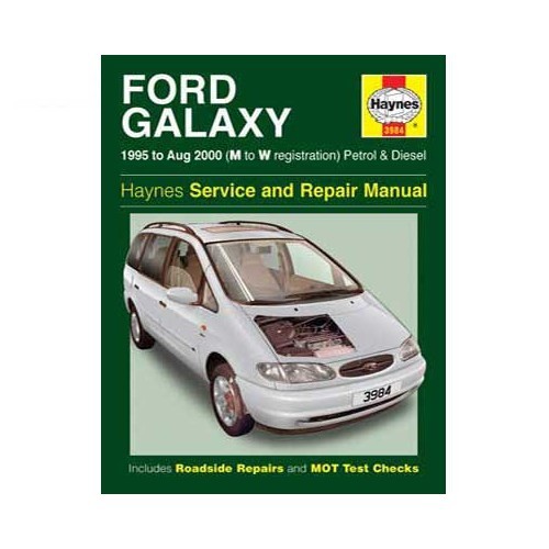  Haynes technical guide for Ford Galaxy from 95 to 2000 - UF04270 