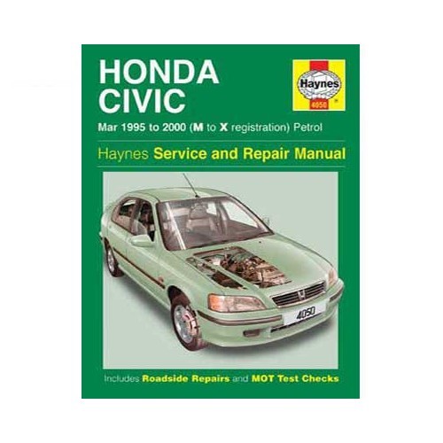  Manual de taller Haynes para Honda Civic de 95 a 2000 - UF04278 