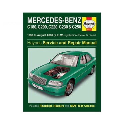  Haynes technical guide for Mercedes C-Class from 93 to 2000 - UF04280 