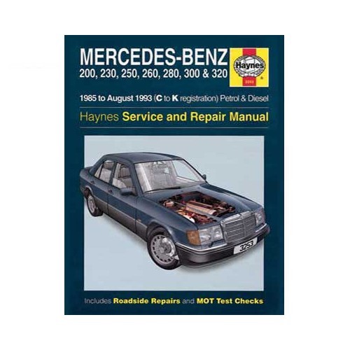  Haynes technisch verslag voor Mercedes 124 serie van 85 tot 93 - UF04289 