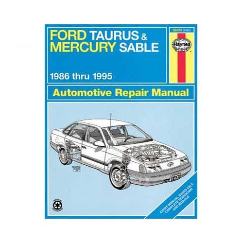  Manual de taller Haynes USA para Ford Taurus y Mercury de 86 a 95 - UF04292 