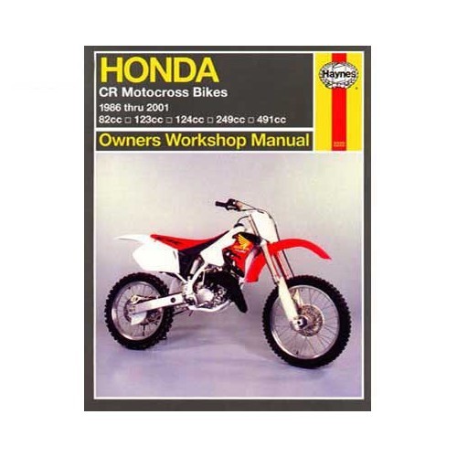  Haynes technical guide for Honda CR from 86 to 2001 - UF04298 