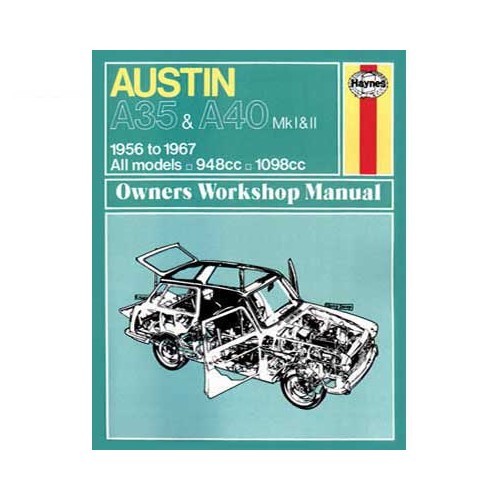  Manual de taller Haynes para Austin A35 y A40 de 56 a 67 - UF04304 