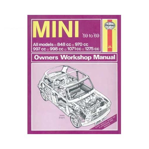  Technische Übersicht für Austin Mini von 59 bis 69 - UF04306 