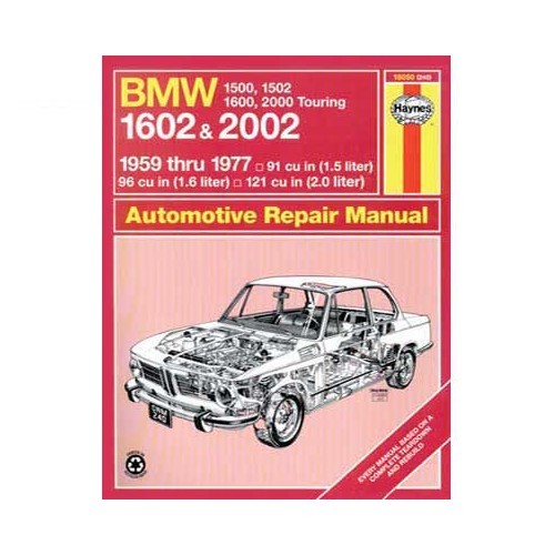  Manual de taller Haynes para BMW 1500 1502 1600 1602 2000 y 2002 de 59 a 77 - UF04314 