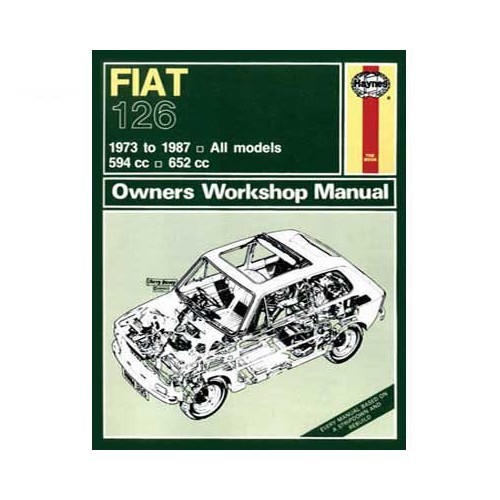  Haynes technisch verslag voor Fiat 126 van 73 tot 87 - UF04316 