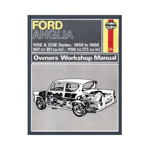  Haynes technical guide for Ford Anglia from 59 to 68 - UF04320 