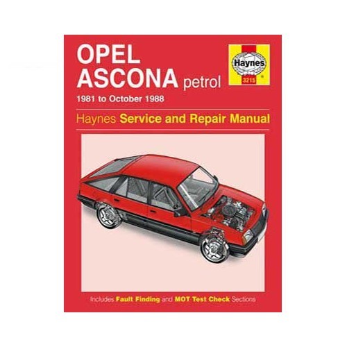  Revisão técnica Haynes para Opel Ascona 81 a 88 - UF04347 