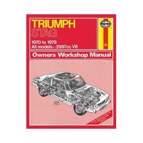  Haynes technisch verslag voor Triumph Stag van 70 tot 78 - UF04360 