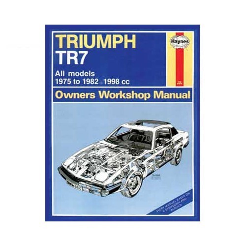     
                
                
    Revue technique Haynes pour Triumph TR7 de 75 à 82 - UF04364
