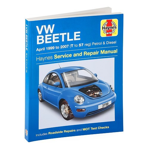  Revisão técnica da Haynes para o Volkswagen New Beetle de 99 a 2007 - UF04368 