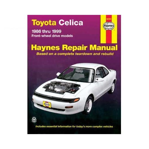  Manual de taller Haynes para Toyota Celica FWD de 86 a 99 - UF04378 