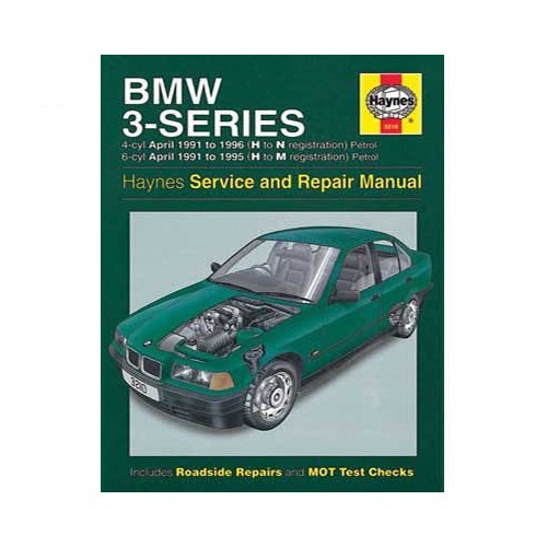  Manual de taller Haynes para BMW E36 gasolina de 91 a 99 - UF04400 